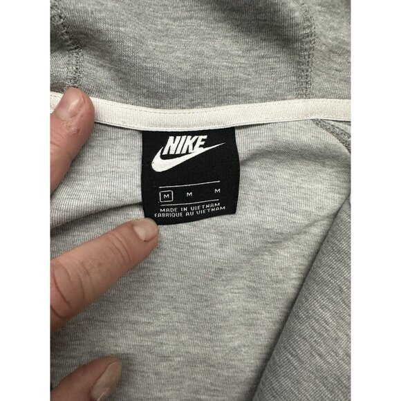 Nike Sportswear Tech Fleece Full-Zip Cape Grey/White Women's Hoodie M - Picture 3 of 7